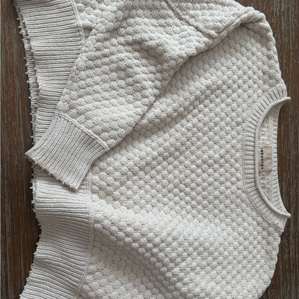 Women's Cream Sweater - Crew Neck